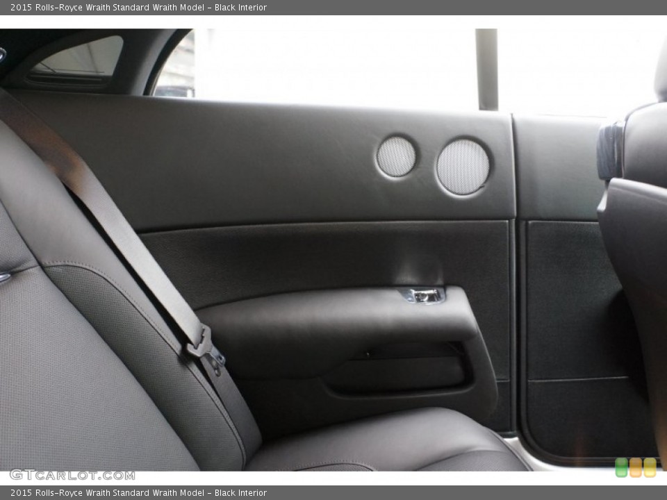 Black Interior Rear Seat for the 2015 Rolls-Royce Wraith  #104430281
