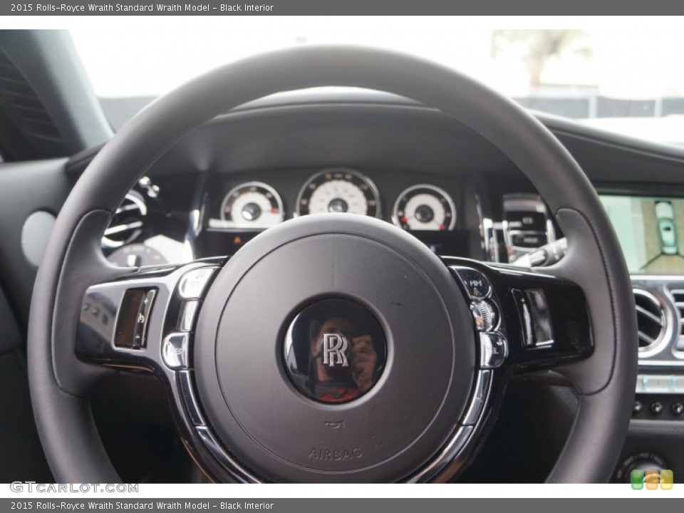 Black Interior Steering Wheel for the 2015 Rolls-Royce Wraith  #104430614