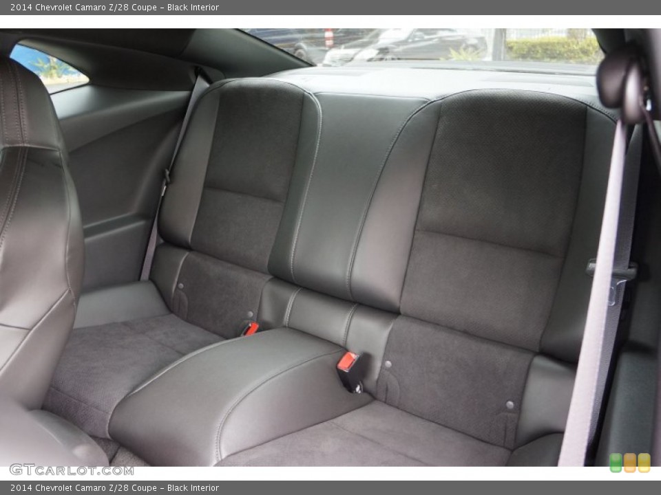 Black Interior Rear Seat for the 2014 Chevrolet Camaro Z/28 Coupe #104431226