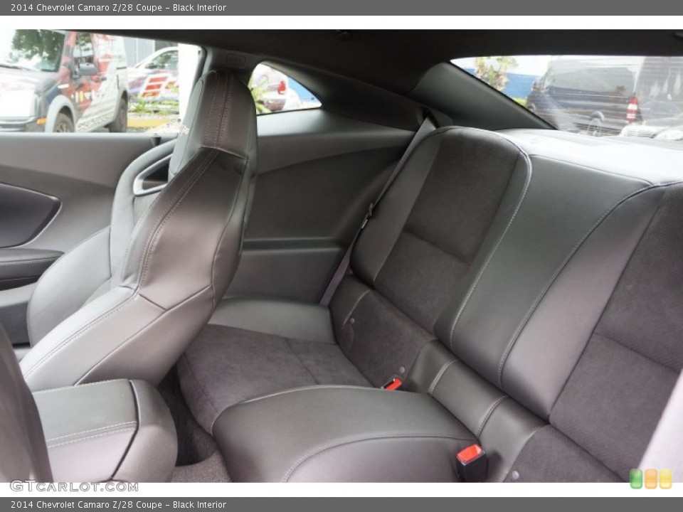 Black Interior Rear Seat for the 2014 Chevrolet Camaro Z/28 Coupe #104431238