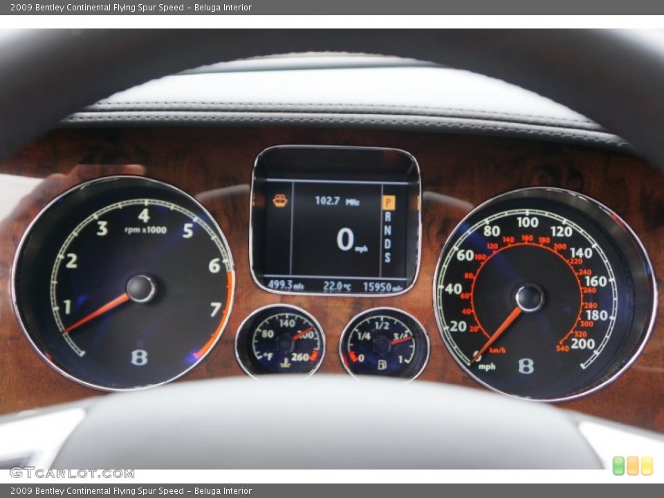 Beluga Interior Gauges for the 2009 Bentley Continental Flying Spur Speed #104432573