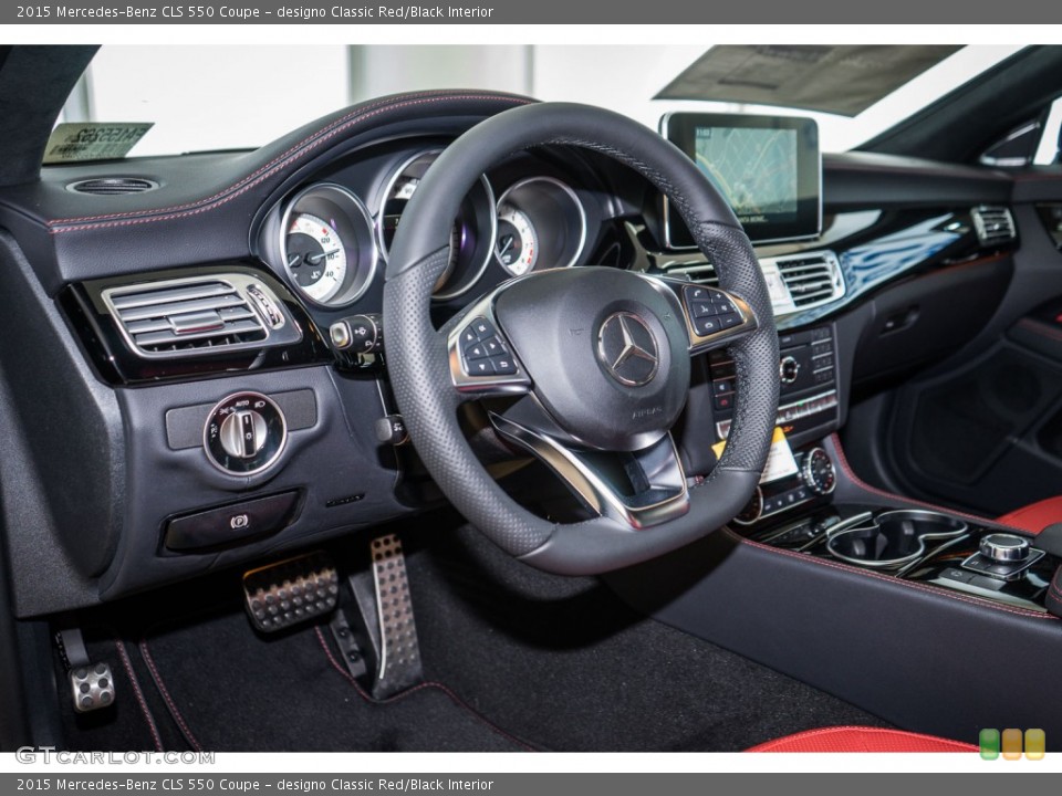 designo Classic Red/Black Interior Prime Interior for the 2015 Mercedes-Benz CLS 550 Coupe #104437463