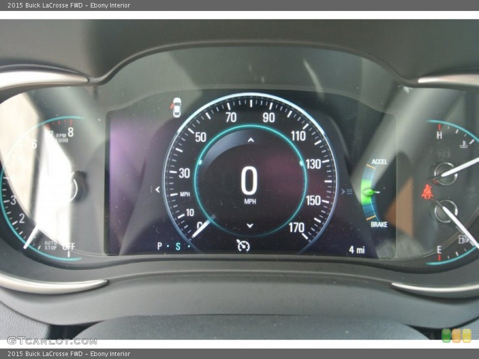 Ebony Interior Gauges for the 2015 Buick LaCrosse FWD #104446909
