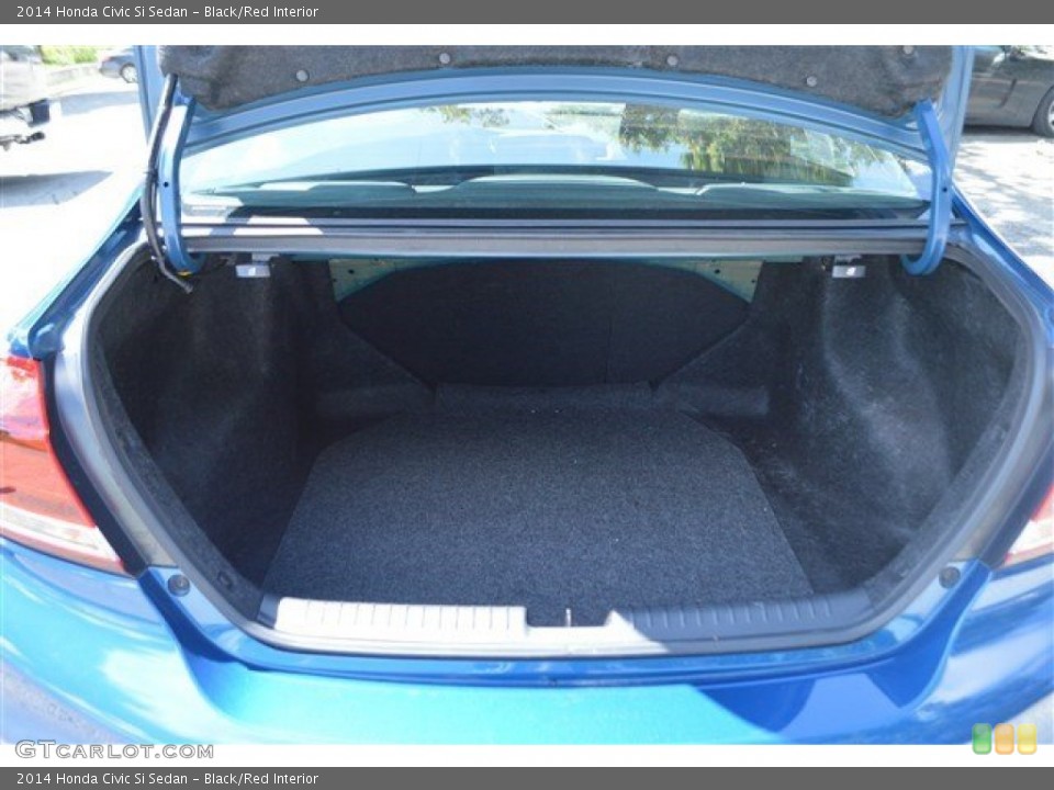 Black/Red Interior Trunk for the 2014 Honda Civic Si Sedan #104449447