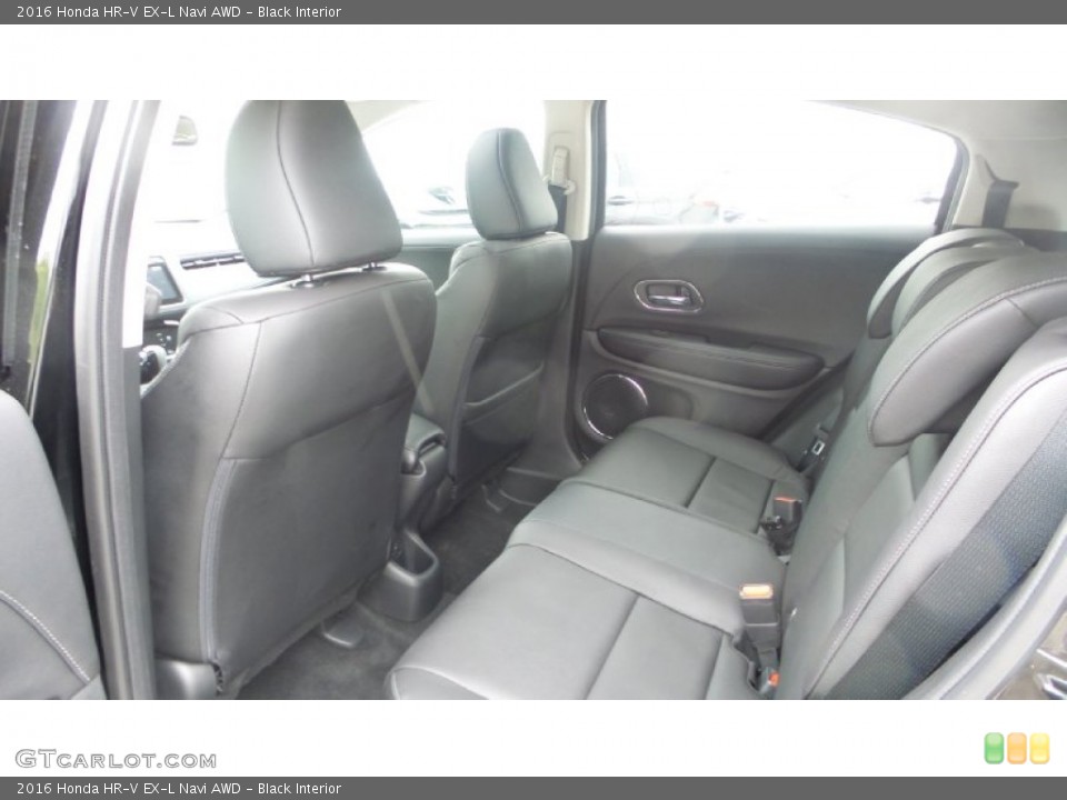 Black Interior Rear Seat for the 2016 Honda HR-V EX-L Navi AWD #104454829