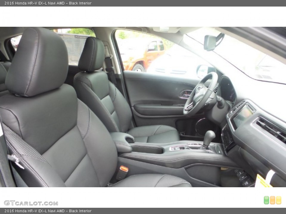 Black Interior Front Seat for the 2016 Honda HR-V EX-L Navi AWD #104454931