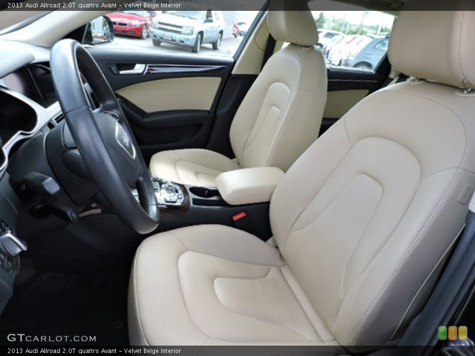 Velvet Beige 2013 Audi Allroad Interiors
