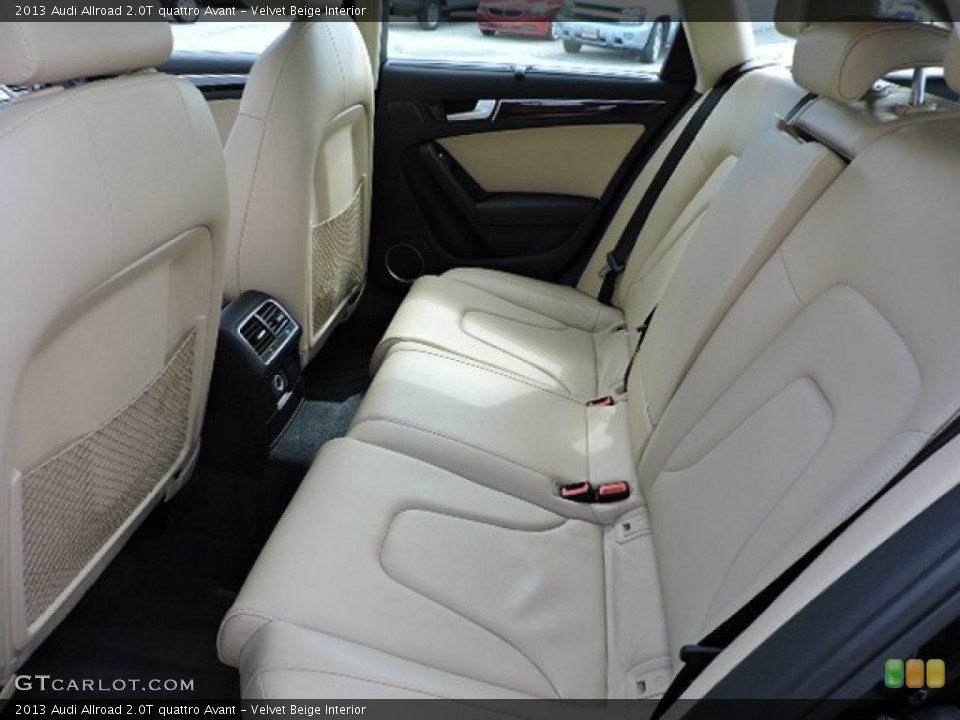 Velvet Beige Interior Rear Seat for the 2013 Audi Allroad 2.0T quattro Avant #104458318