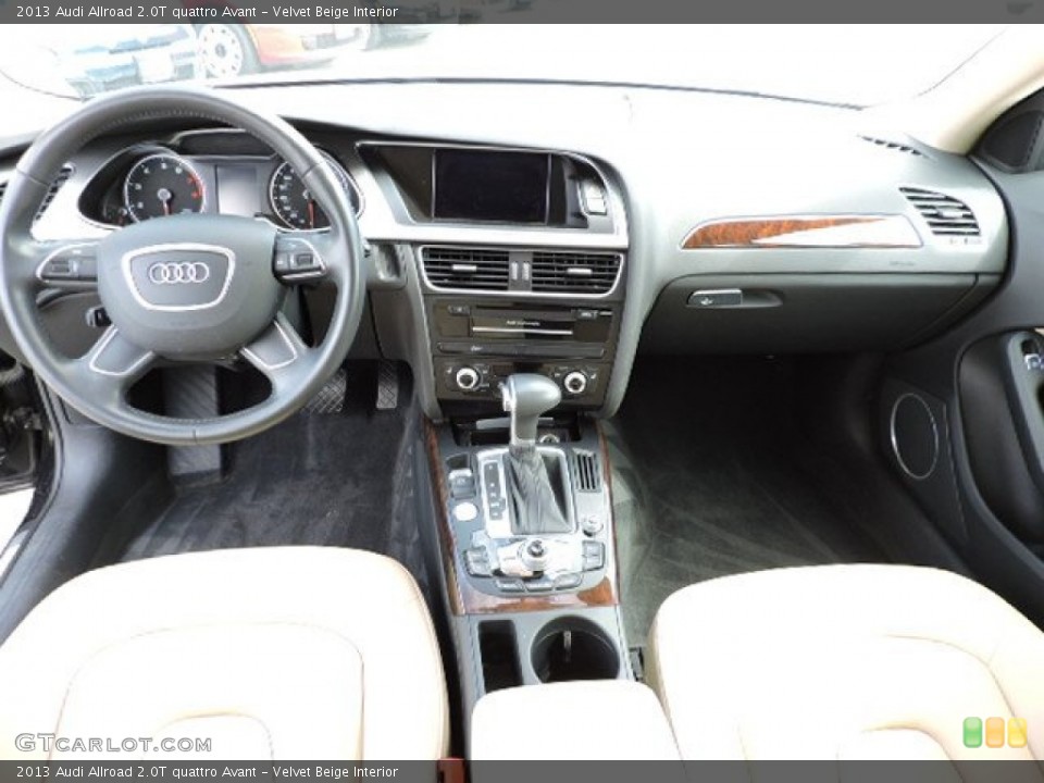 Velvet Beige Interior Dashboard for the 2013 Audi Allroad 2.0T quattro Avant #104458360