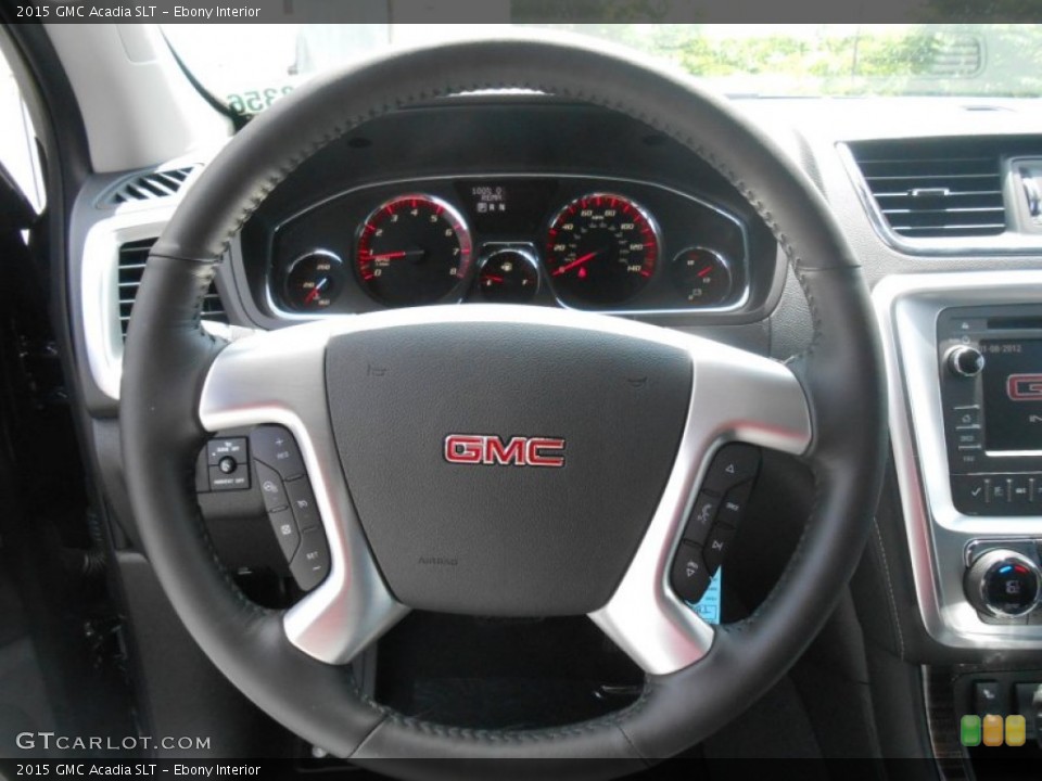 Ebony Interior Steering Wheel for the 2015 GMC Acadia SLT #104458918