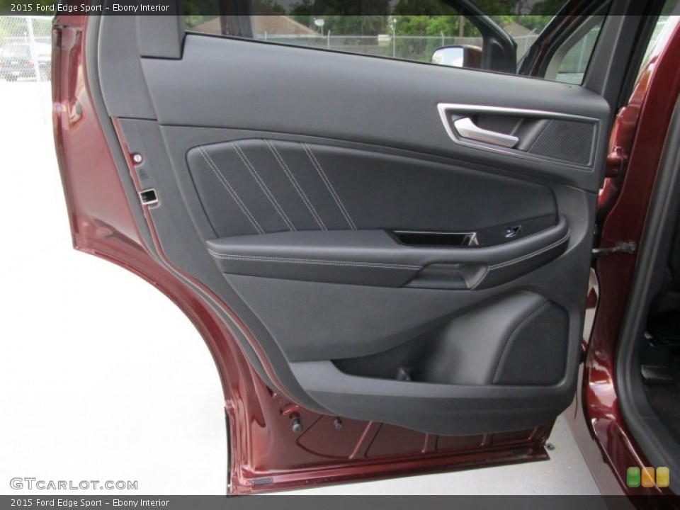 Ebony Interior Door Panel for the 2015 Ford Edge Sport #104478943