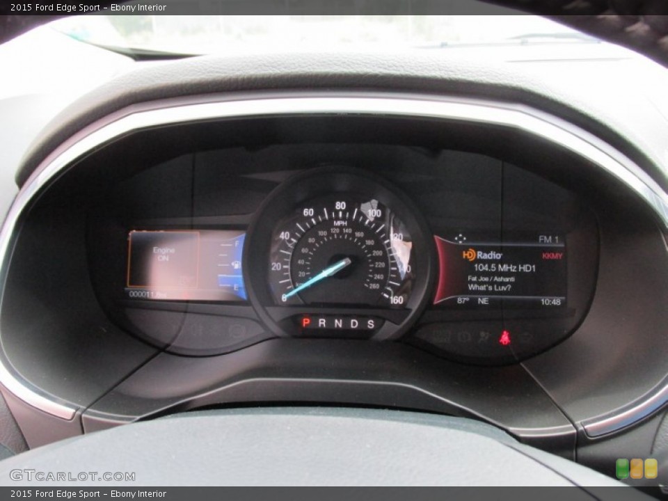 Ebony Interior Gauges for the 2015 Ford Edge Sport #104479063
