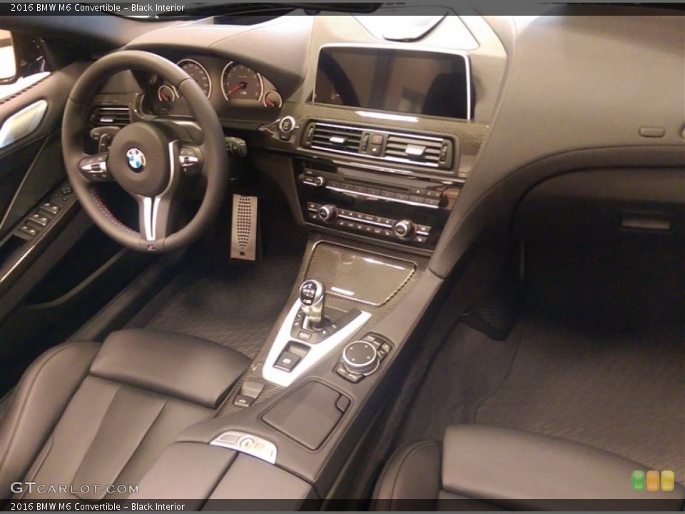 Black Interior Photo for the 2016 BMW M6 Convertible #104482563