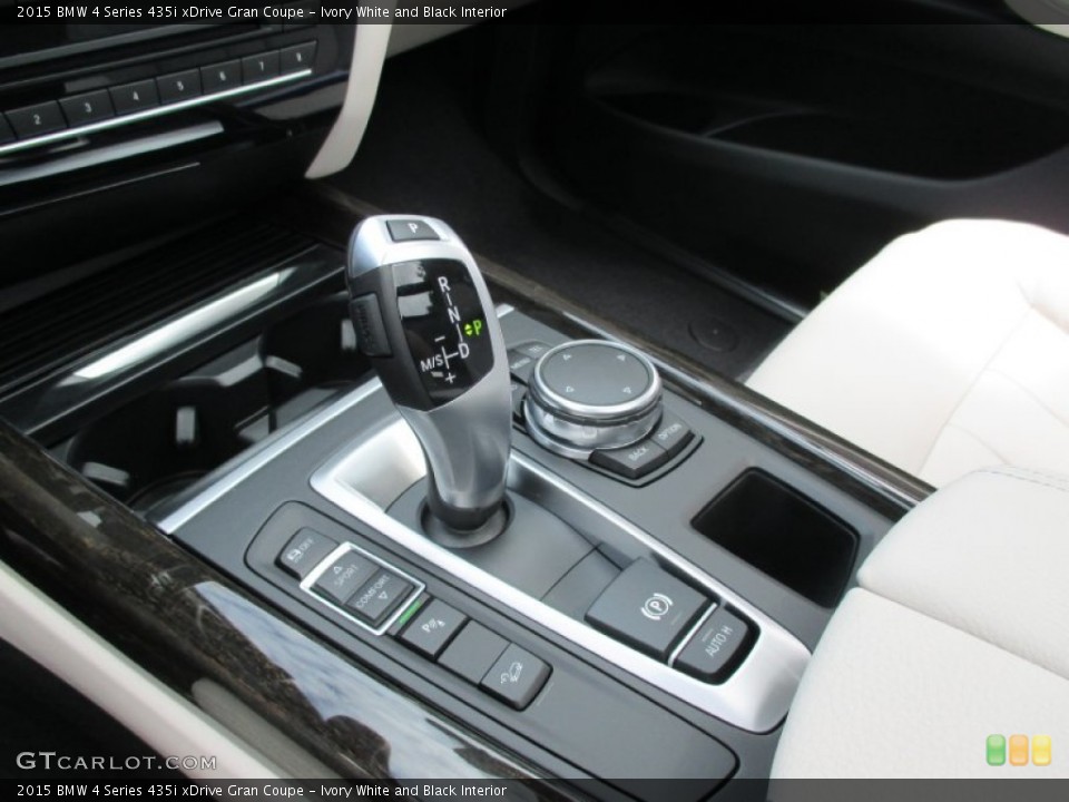 Ivory White and Black Interior Transmission for the 2015 BMW 4 Series 435i xDrive Gran Coupe #104487966