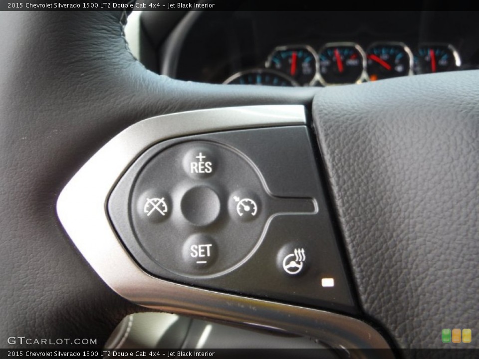 Jet Black Interior Controls for the 2015 Chevrolet Silverado 1500 LTZ Double Cab 4x4 #104499147