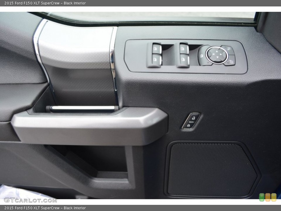 Black Interior Controls for the 2015 Ford F150 XLT SuperCrew #104506707