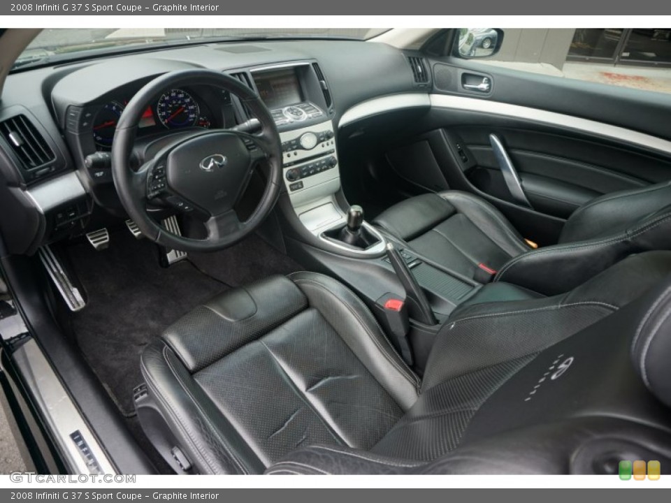 Graphite Interior Photo for the 2008 Infiniti G 37 S Sport Coupe #104530051