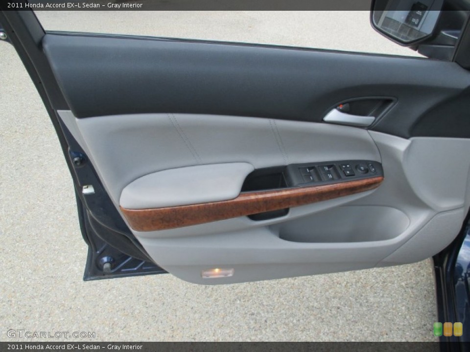 Gray Interior Door Panel for the 2011 Honda Accord EX-L Sedan #104531890