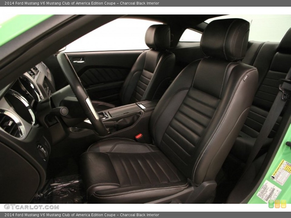 Charcoal Black Interior Photo for the 2014 Ford Mustang V6 Mustang Club of America Edition Coupe #104533291