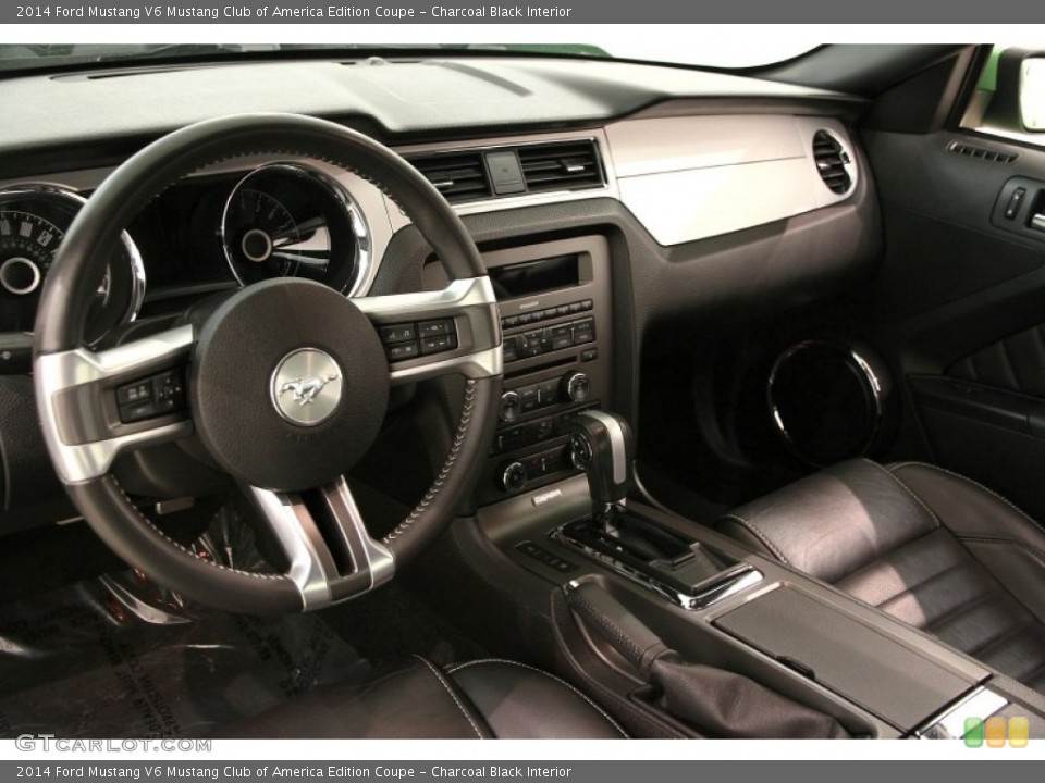 Charcoal Black Interior Dashboard for the 2014 Ford Mustang V6 Mustang Club of America Edition Coupe #104533300