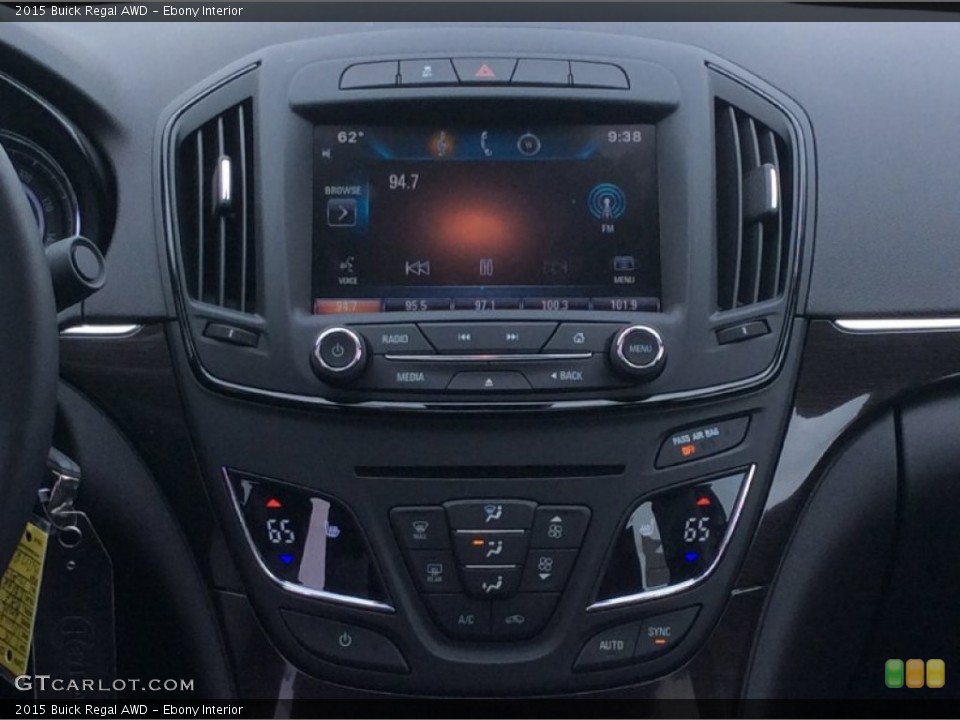Ebony Interior Controls for the 2015 Buick Regal AWD #104555773