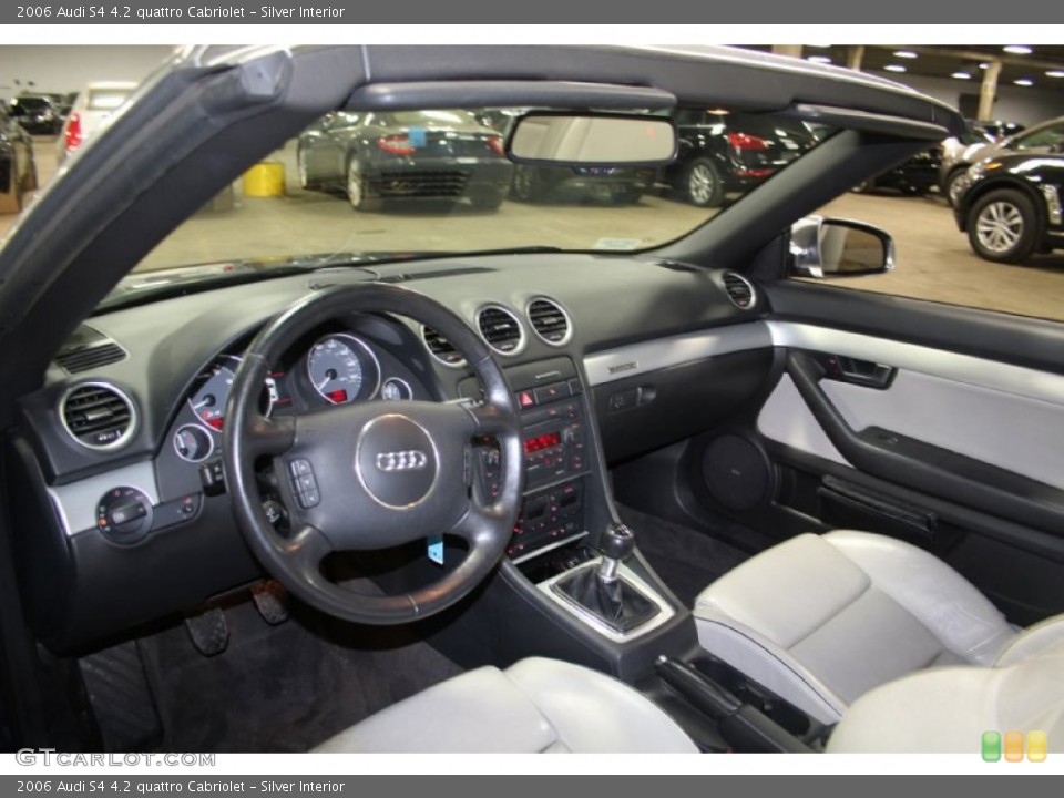 Silver Interior Prime Interior for the 2006 Audi S4 4.2 quattro Cabriolet #104565049