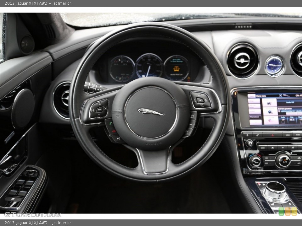 Jet Interior Steering Wheel for the 2013 Jaguar XJ XJ AWD #104582278