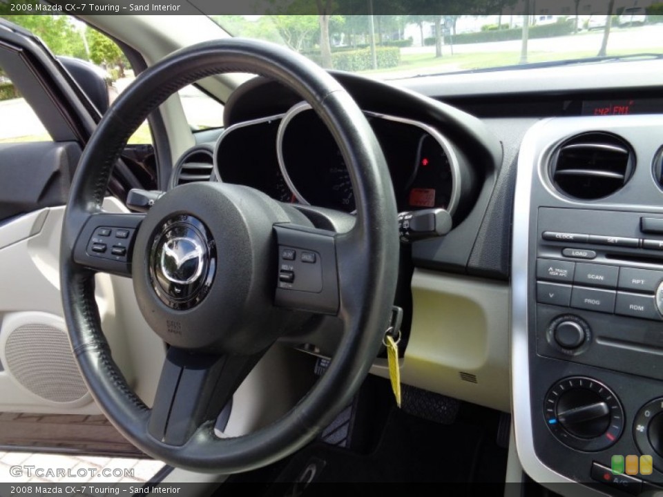 Sand Interior Steering Wheel for the 2008 Mazda CX-7 Touring #104583684