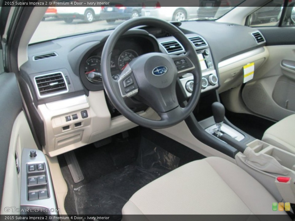 Ivory Interior Photo for the 2015 Subaru Impreza 2.0i Premium 4 Door #104584935