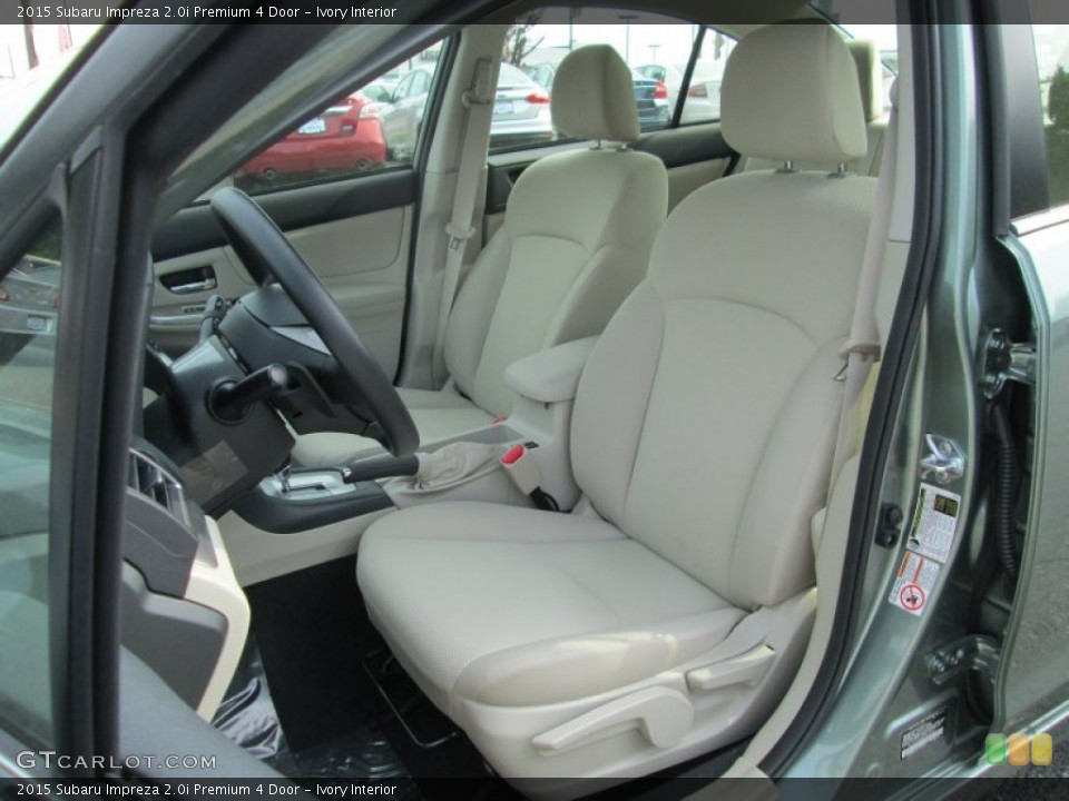 Ivory Interior Front Seat for the 2015 Subaru Impreza 2.0i Premium 4 Door #104584991