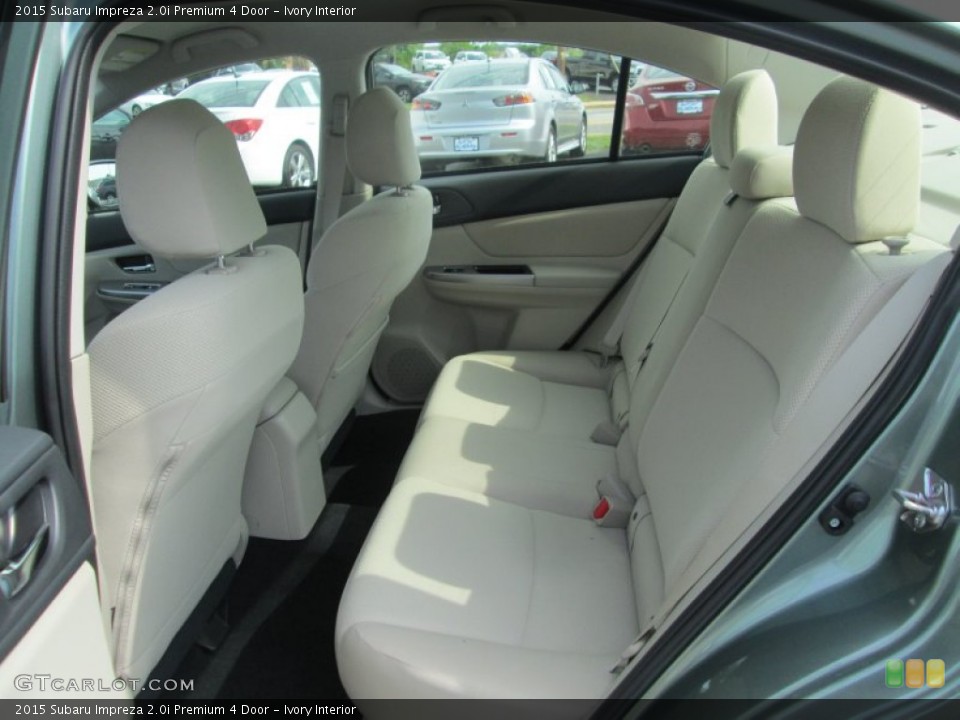 Ivory Interior Rear Seat for the 2015 Subaru Impreza 2.0i Premium 4 Door #104585075