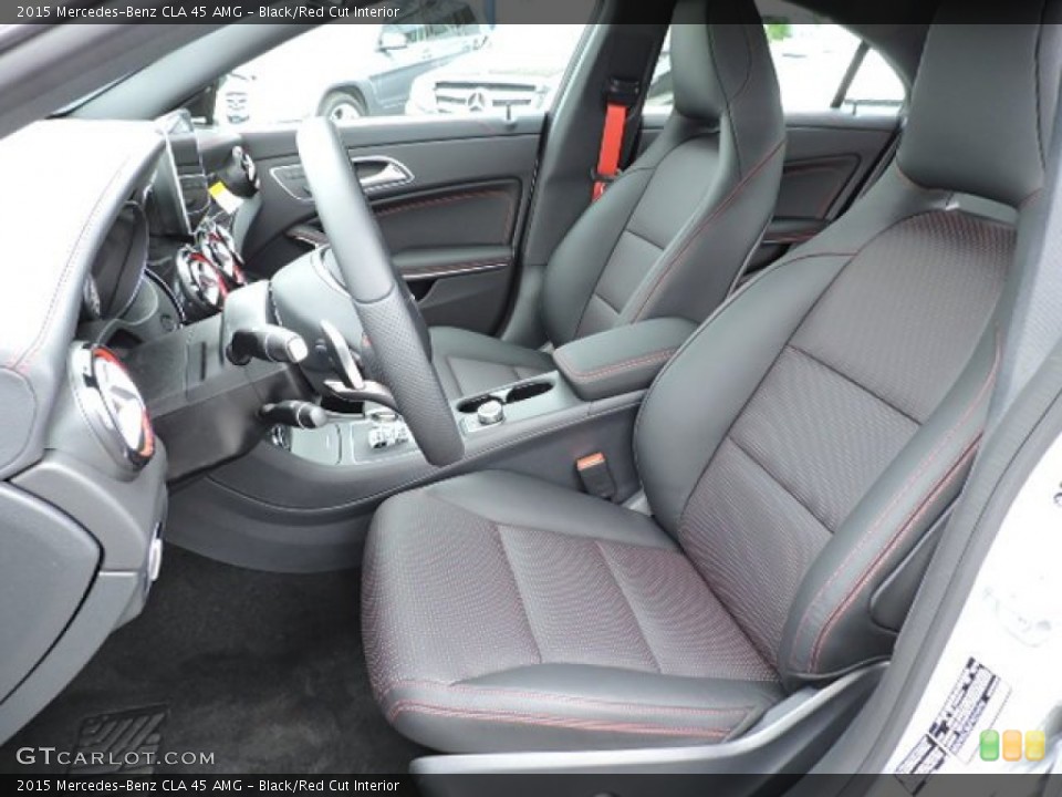 Black/Red Cut Interior Photo for the 2015 Mercedes-Benz CLA 45 AMG #104593368