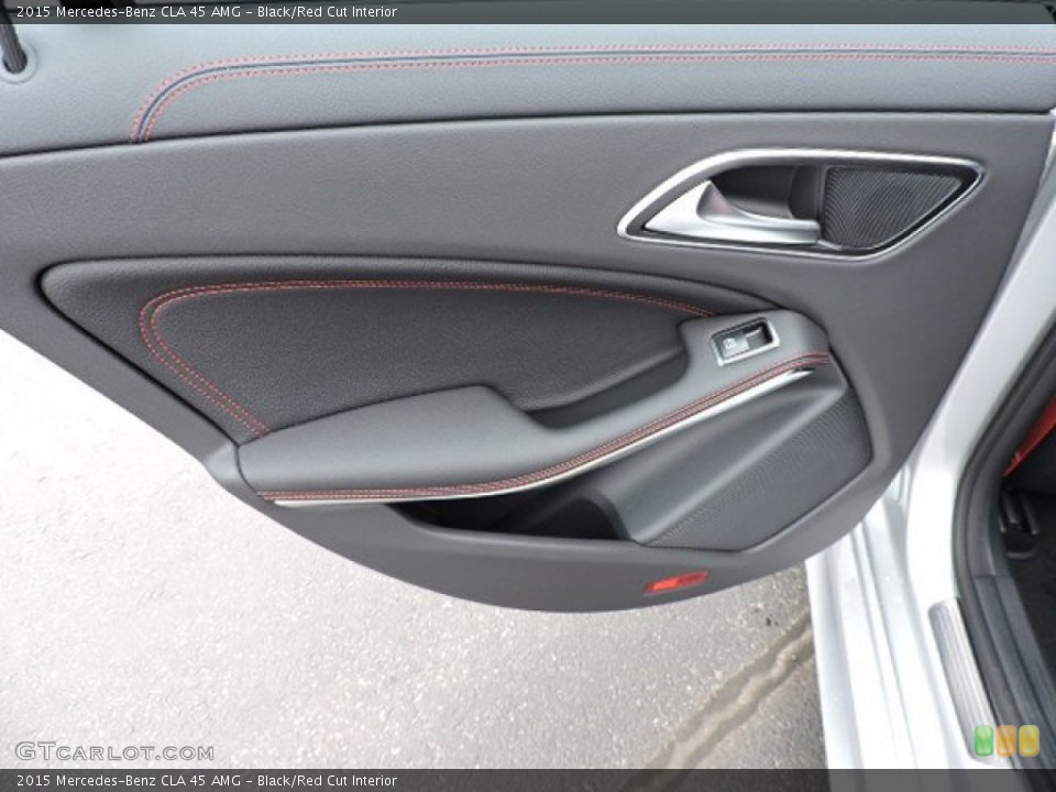 Black/Red Cut Interior Door Panel for the 2015 Mercedes-Benz CLA 45 AMG #104593452