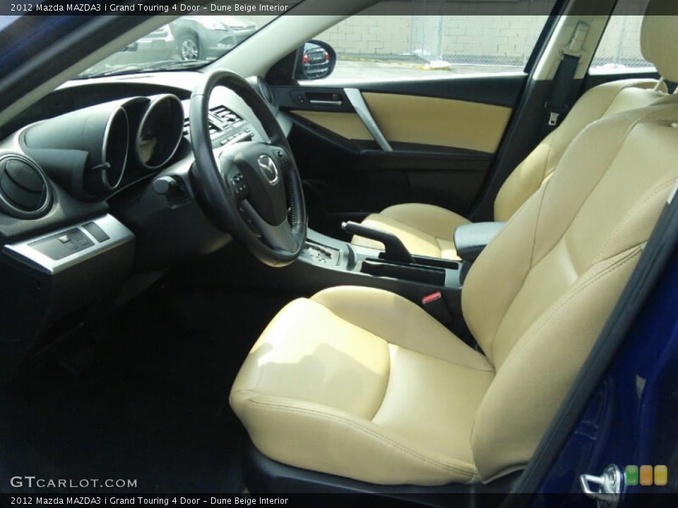 Dune Beige Interior Photo for the 2012 Mazda MAZDA3 i Grand Touring 4 Door #104598495