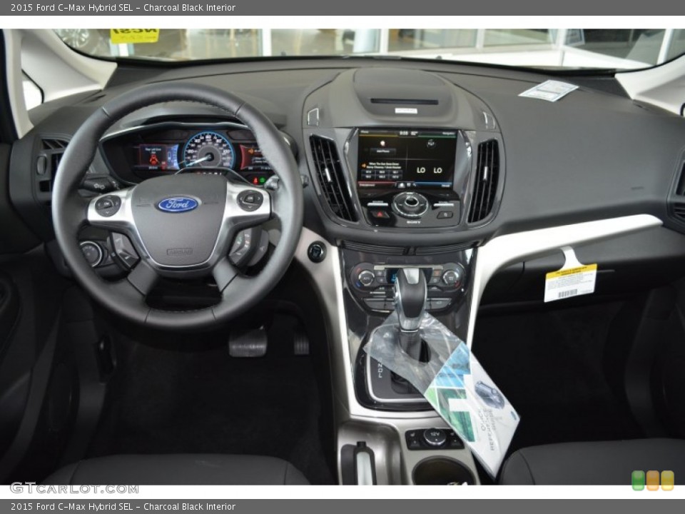 Charcoal Black Interior Dashboard for the 2015 Ford C-Max Hybrid SEL #104600115