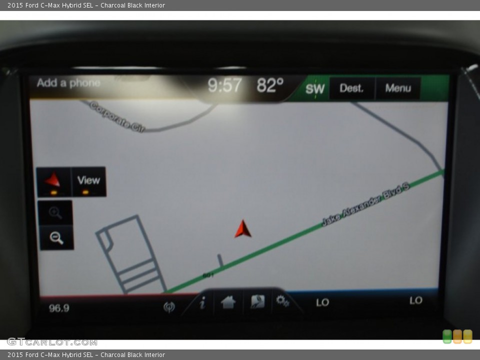 Charcoal Black Interior Navigation for the 2015 Ford C-Max Hybrid SEL #104600232