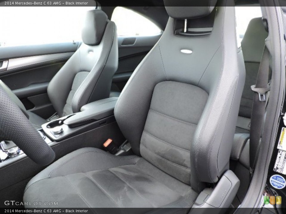 Black Interior Front Seat for the 2014 Mercedes-Benz C 63 AMG #104610524