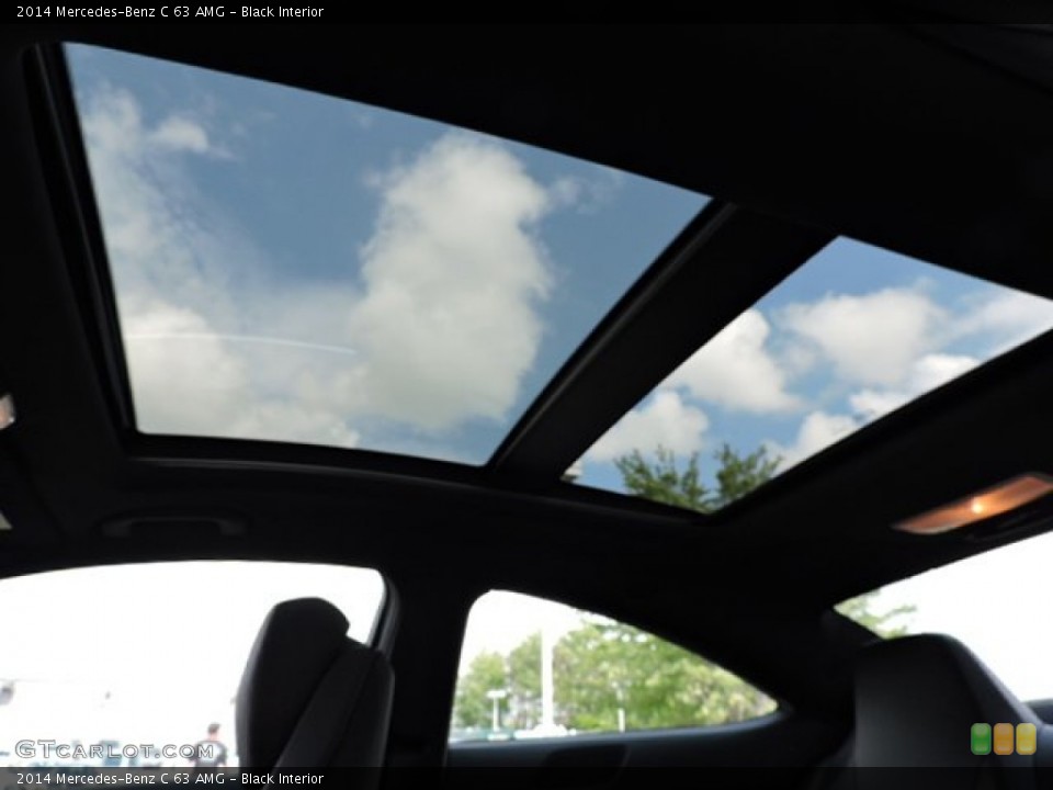 Black Interior Sunroof for the 2014 Mercedes-Benz C 63 AMG #104610737