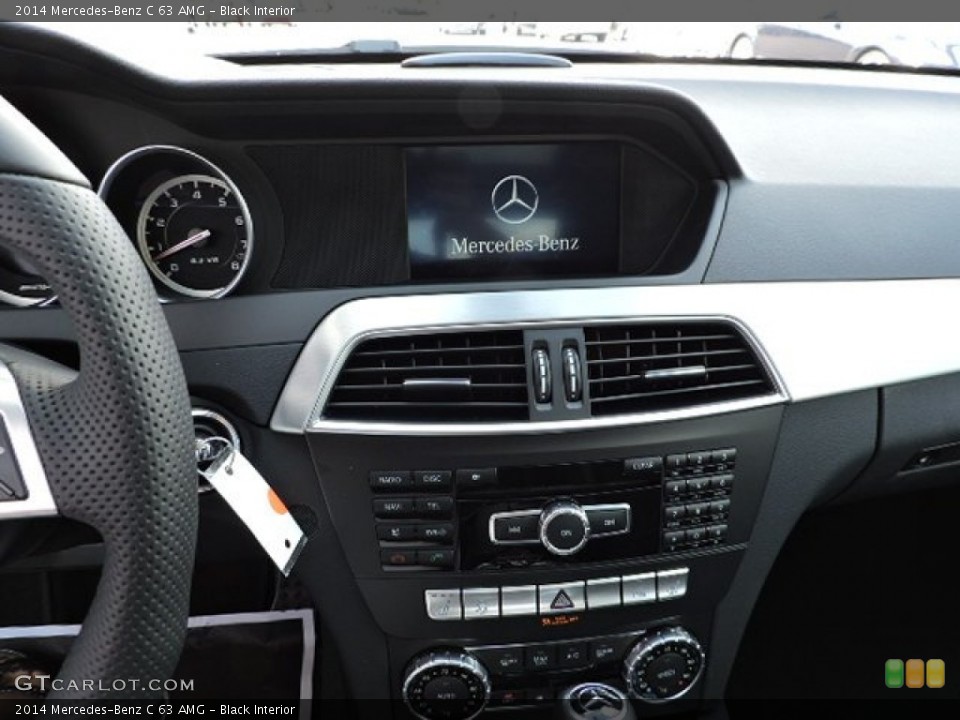 Black Interior Controls for the 2014 Mercedes-Benz C 63 AMG #104610746
