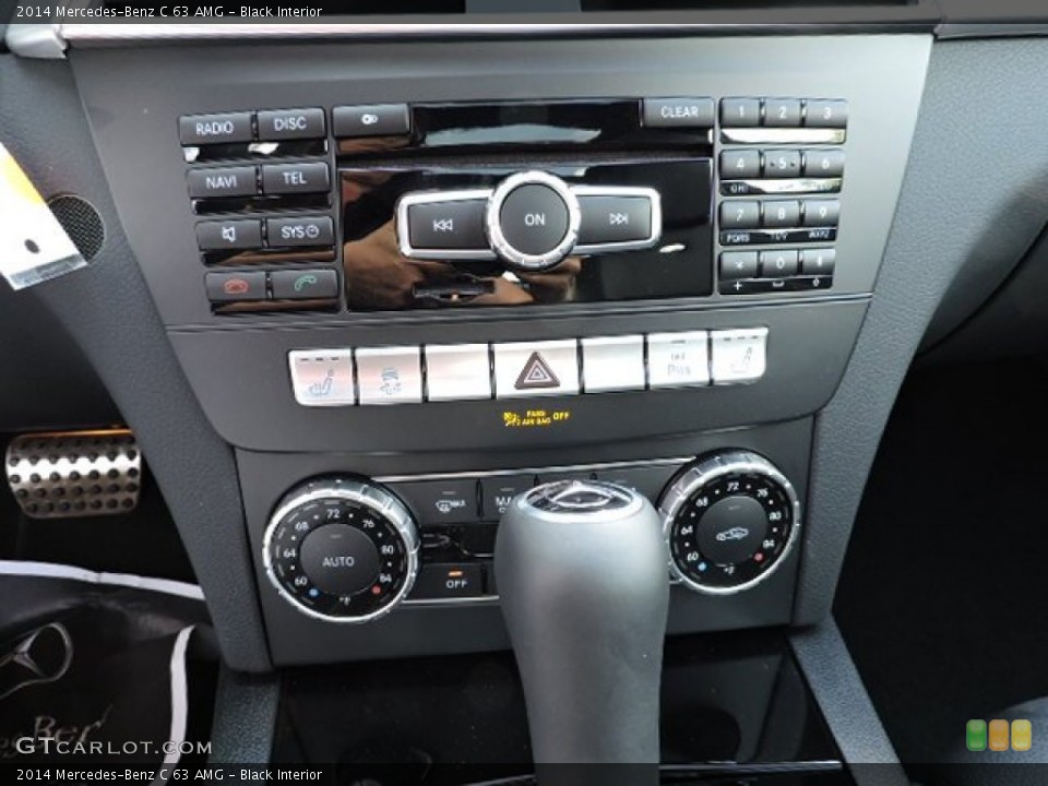 Black Interior Controls for the 2014 Mercedes-Benz C 63 AMG #104610845