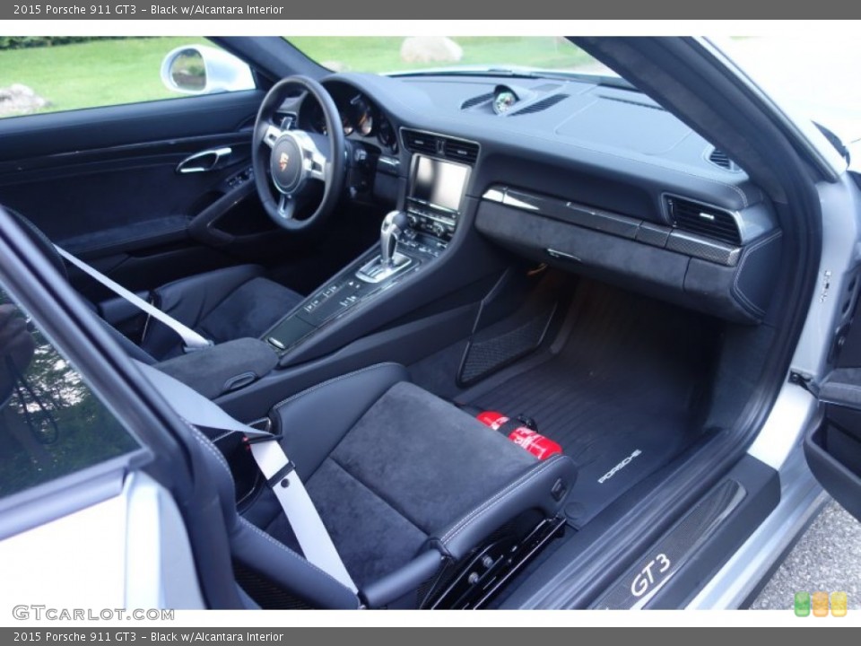 Black w/Alcantara Interior Front Seat for the 2015 Porsche 911 GT3 #104611100