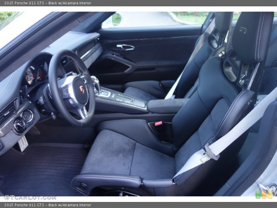 Black w/Alcantara Interior Front Seat for the 2015 Porsche 911 GT3 #104611241