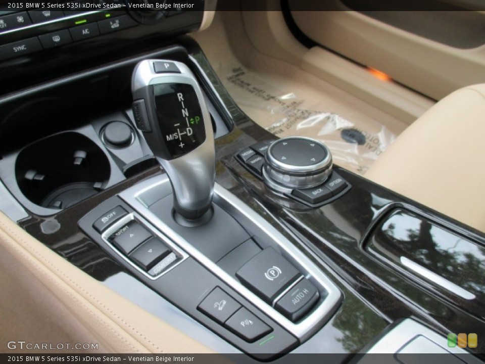 Venetian Beige Interior Transmission for the 2015 BMW 5 Series 535i xDrive Sedan #104613824