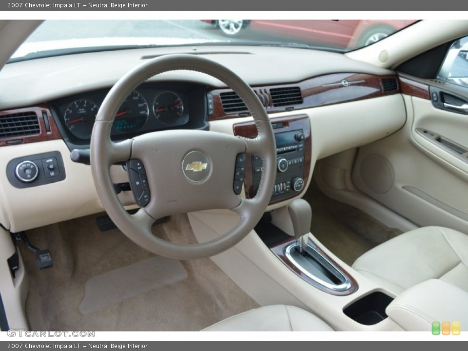 Neutral Beige Interior Prime Interior for the 2007 Chevrolet Impala LT #104616254