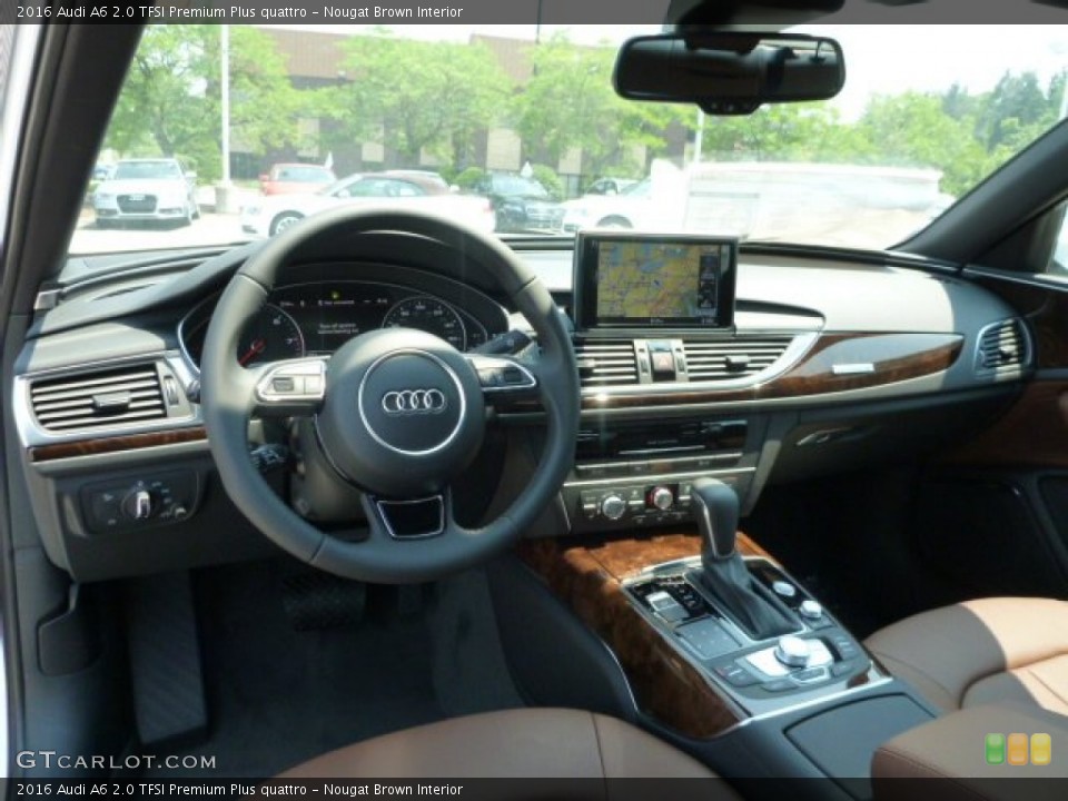 Nougat Brown 2016 Audi A6 Interiors