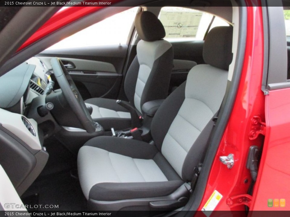 Jet Black/Medium Titanium Interior Photo for the 2015 Chevrolet Cruze L #104657341