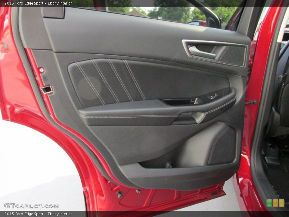 Ebony Interior Door Panel for the 2015 Ford Edge Sport #104661688