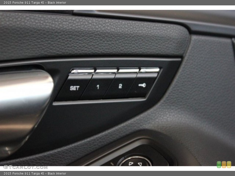 Black Interior Controls for the 2015 Porsche 911 Targa 4S #104663008