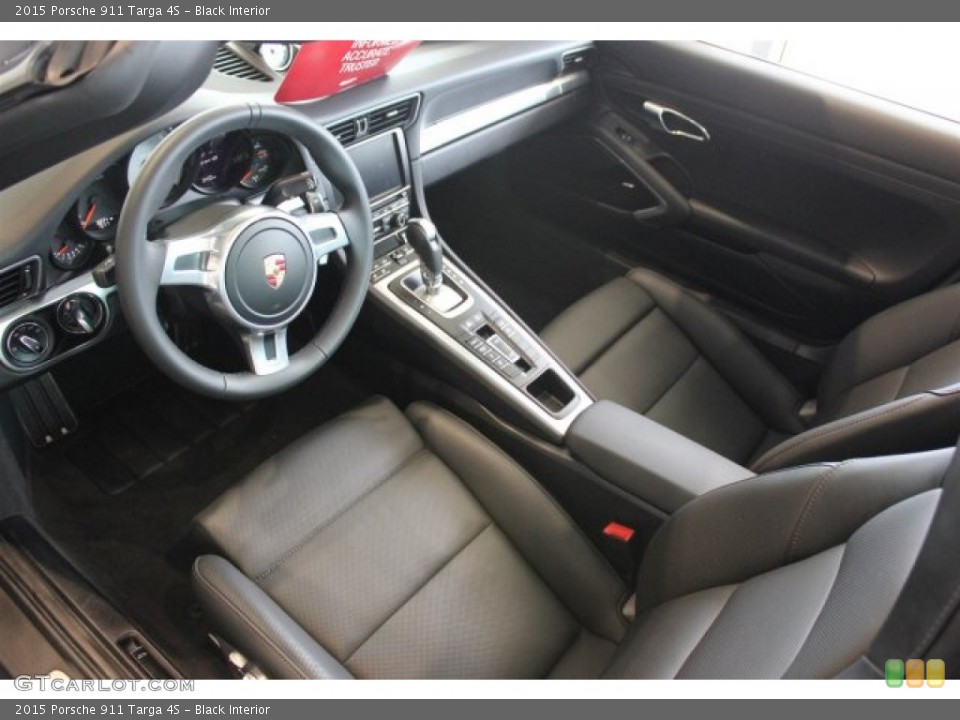 Black Interior Photo for the 2015 Porsche 911 Targa 4S #104663056