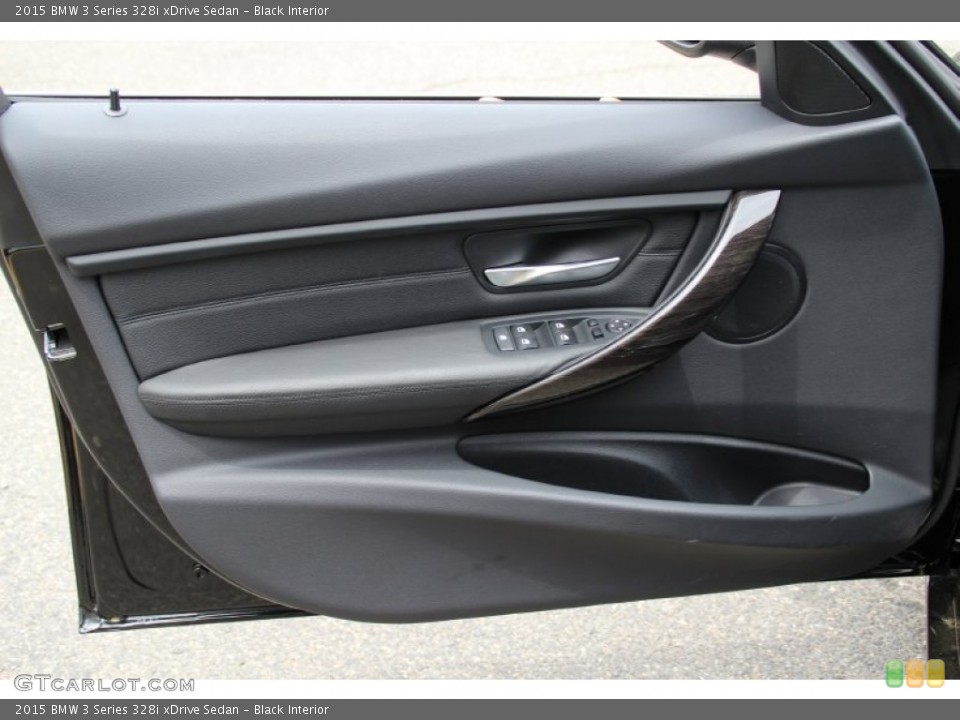 Black Interior Door Panel for the 2015 BMW 3 Series 328i xDrive Sedan #104668876